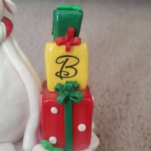 DOG Christmas Stocking Holder _ shelf mantle - Picture 3 of 6